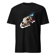 Wolfsschädel Rauch – Premium Kunst T-Shirt