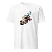 Wolfsschädel Rauch – Premium Kunst T-Shirt