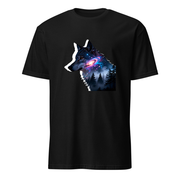 Geisterwolf Galaxie – Premium Kunst T-Shirt