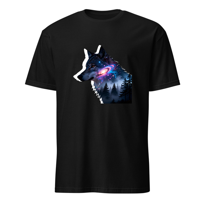 Geisterwolf Galaxie – Premium Kunst T-Shirt
