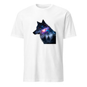 Geisterwolf Galaxie – Premium Kunst T-Shirt