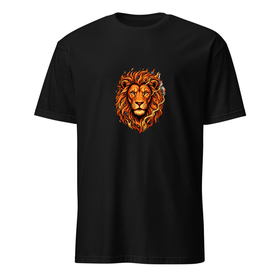 Feuerlöwe – Premium Kunst T-Shirt