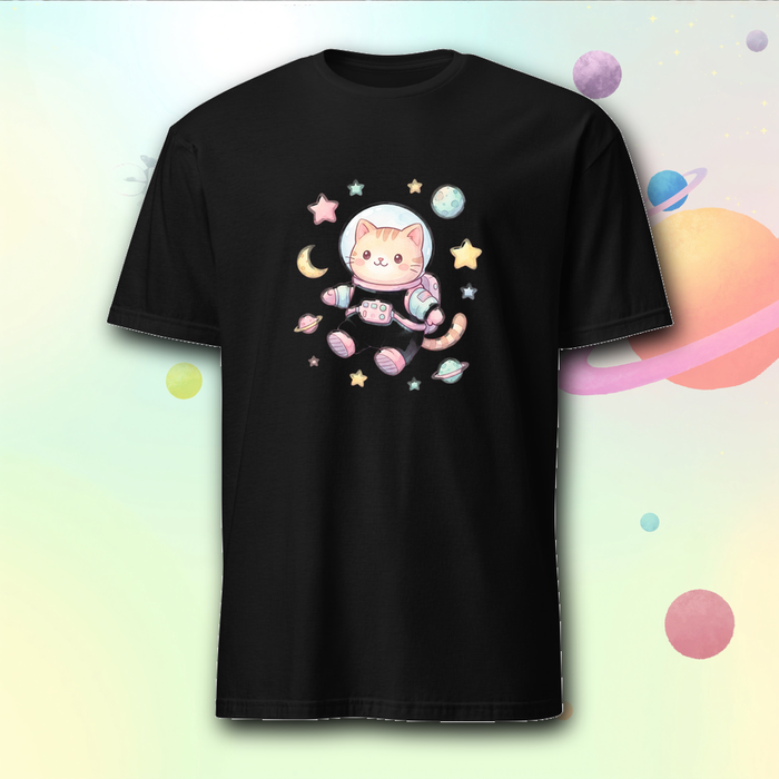 Weltraum-Katze – Kinder T-Shirt