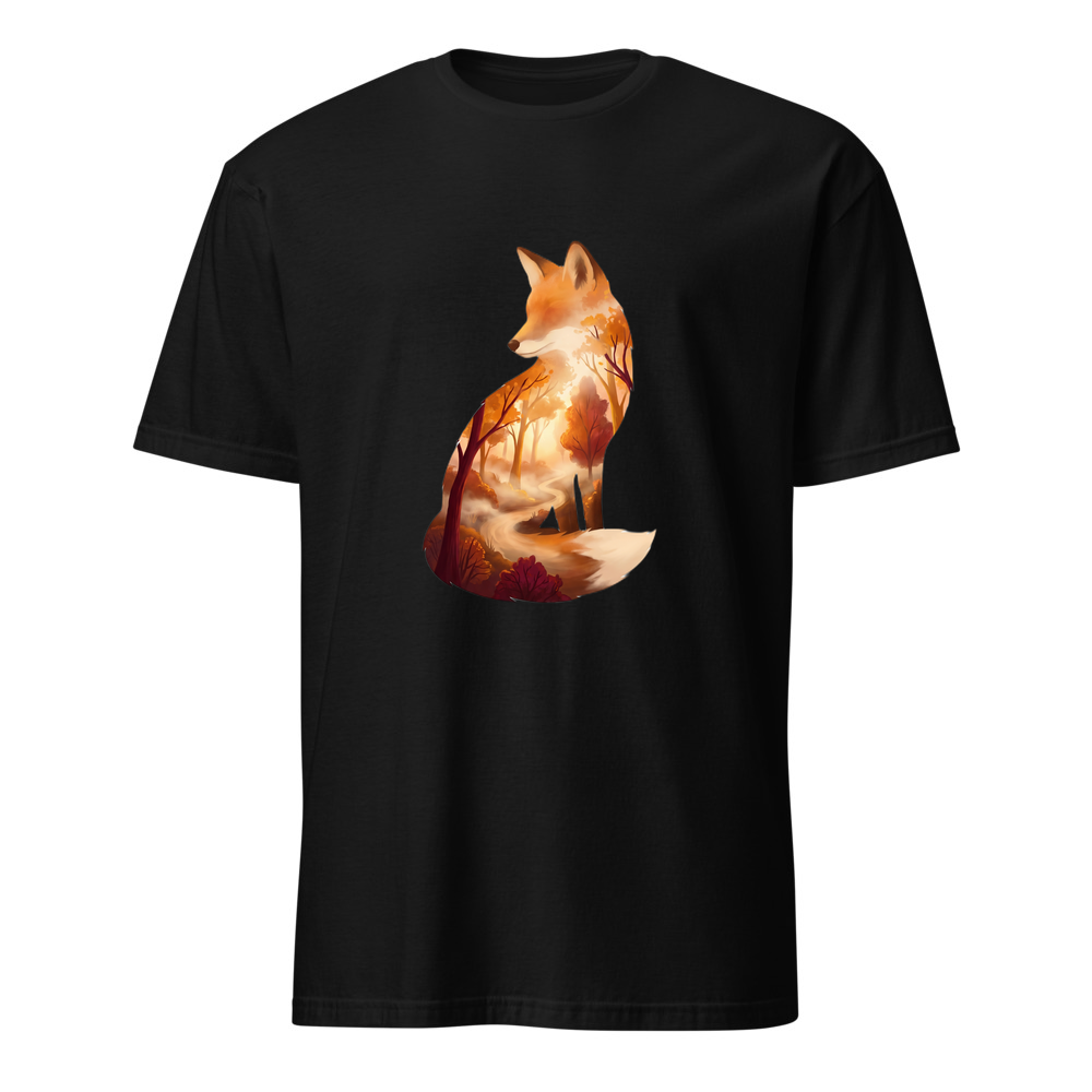 Herbstfuchs – Premium Kunst T-Shirt