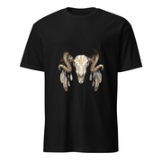 Widder-Schädel – Premium Kunst T-Shirt