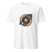 Kosmos-Sonnenblume – Premium Kunst T-Shirt