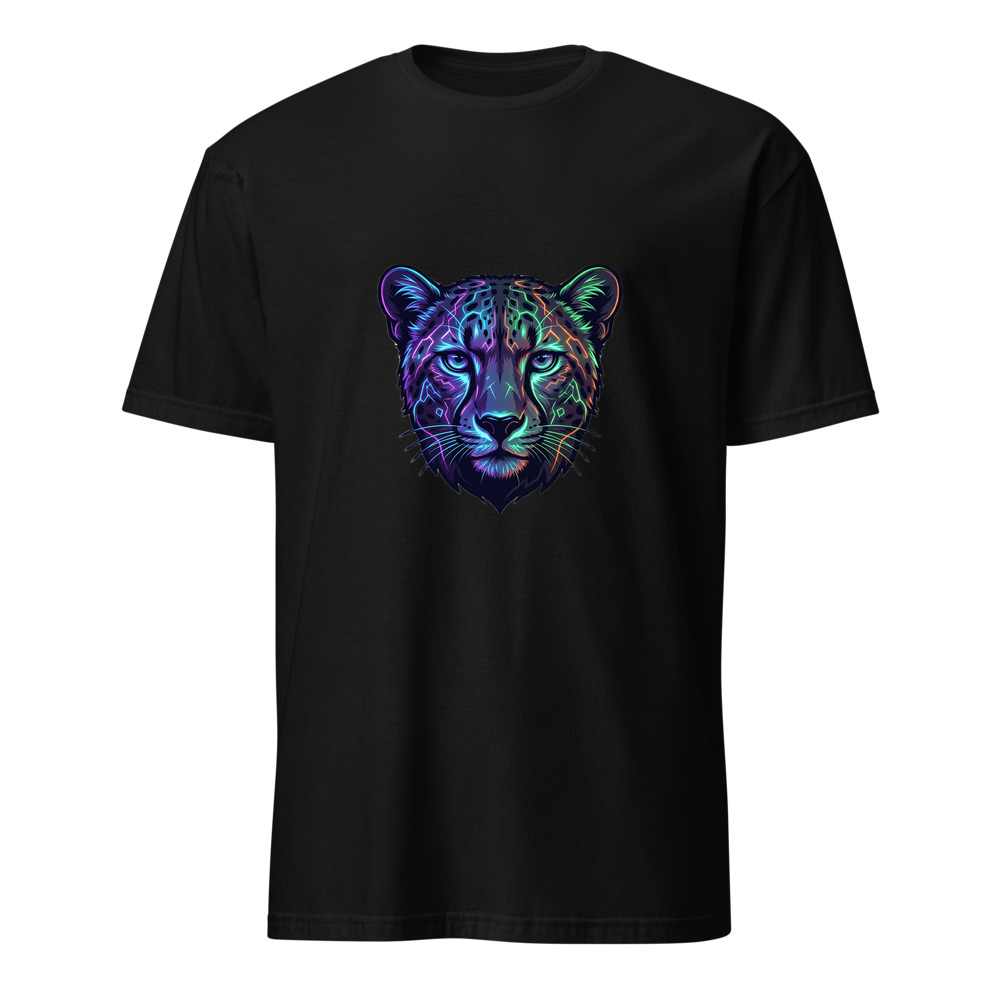 Neon-Gepard – Premium Kunst T-Shirt