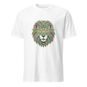 Mandala-Löwe – Premium Kunst T-Shirt