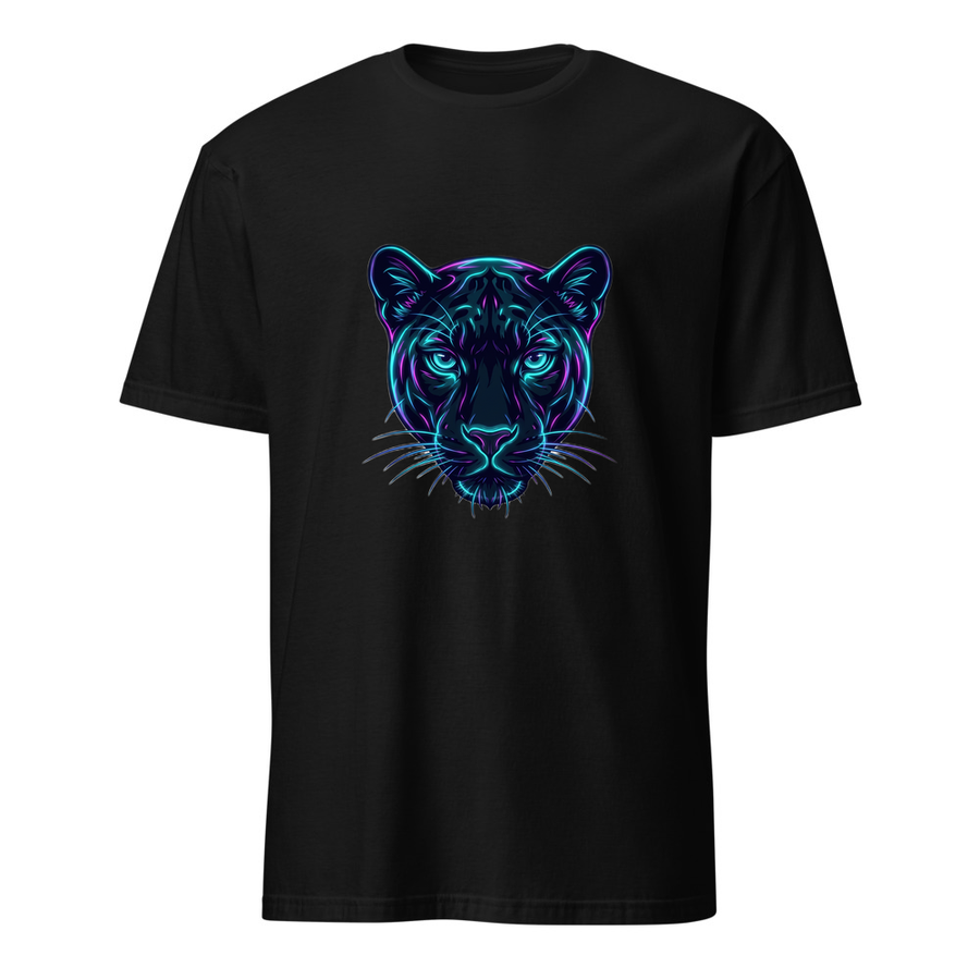 Neon-Panther – Premium Kunst T-Shirt