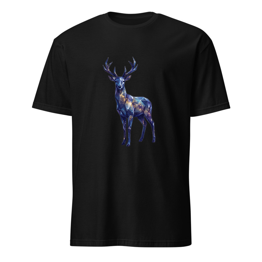Kristall-Hirsch – Premium Kunst T-Shirt