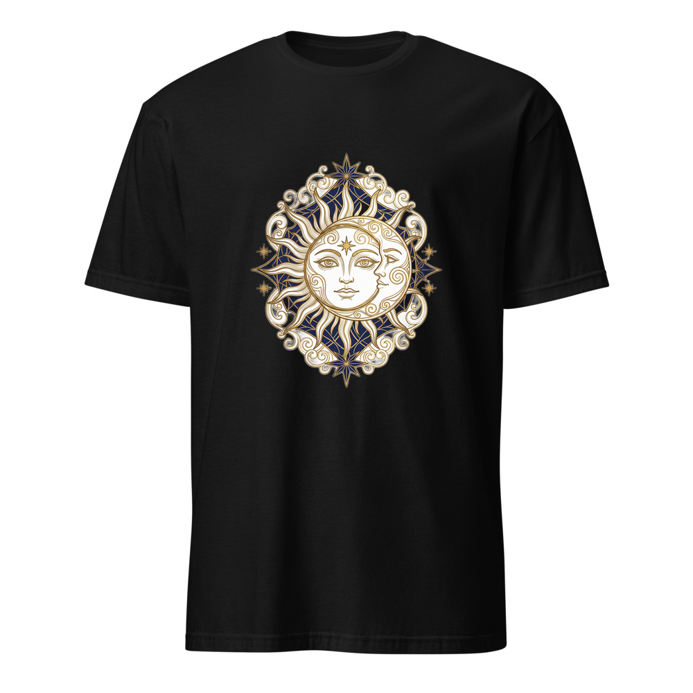 Sonne und Mond – Premium Kunst T-Shirt